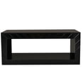 thumbnail image 2 of Modern LED Coffee Table, High Glossy Rectangle Coffee End Table with 16 Colors LED Lights, One Open Storage Space for Living Room 21AAB, 2 of 9