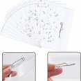 thumbnail image 4 of 20 Pack Clear Plastic ID Badge Holders with Pins and Inserts, PVC Card Sleeves for Events Offices Meetings and Access Cards, 3.54 x 2.13 Inch Holder Format, 4 of 6