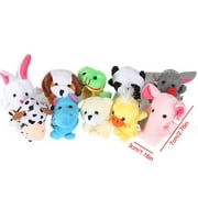 10PC Finger Puppets Set - Soft Velvet Hand Puppets for Kids, Storytelling Props, Baby Shower Decorations, Educational Toys for Toddlers, Fun Puppet Show Characters