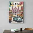 thumbnail image 6 of Nostalgic Mexico City Retro Travel Poster Featuring Cultural Streets And Local Charm Print Poster, 6 of 8