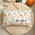 thumbnail image 2 of Fall Pillow Cover Inch Pumpkin Maple Leaves Decor Autumn Seaonal Pillow Case Thanksgiving Thankful Decorations for Home Sofa Couch, 2 of 7
