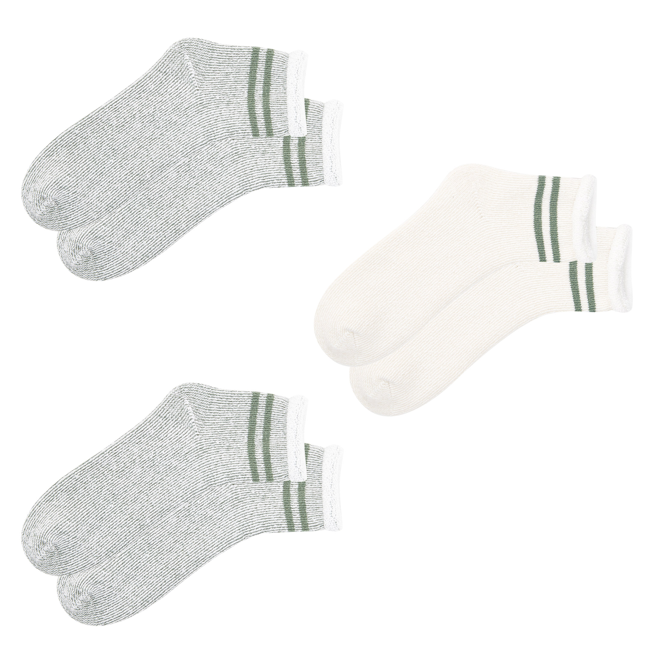 Fruit of the Loom Relaxing Comfort Quarter Crew Socks for Women, Oatmeal, Sizes 4-10 (3-Pack)