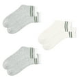thumbnail image 6 of Fruit of the Loom Relaxing Comfort Quarter Crew Socks for Women, Oatmeal, Sizes 4-10 (3-Pack), 6 of 6