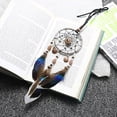 thumbnail image 5 of Dream Catcher for Car Rearview Mirror Hanging Handmade Dream Catcher Wooden Beads Nature Feather Small Car Charms Pendant Accessories, 5 of 6