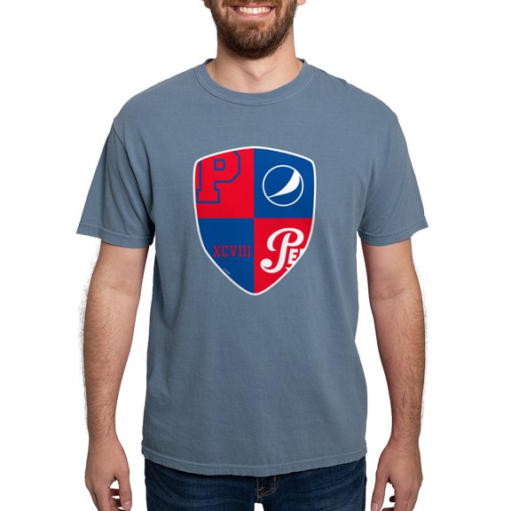 CafePress - Pepsi Varsity Badge 7 - Mens Comfort Colors Shirt