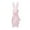 Pink-16 inches, variant on Enhance Your Easter Decor with Flocking Plush Bunnies - Delightful Spring Gifts for All (3PCS)