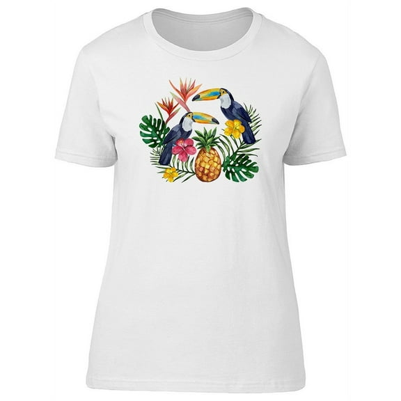 Toucans And Pineapple Tee Women's -Image by Shutterstock