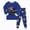 L101-Blue, variant on Toddler Boys Pajamas Monster Truck Cotton Planets Sleepwear Pjs Sets Long Sleeve Excavator Jammies Fall Winter Outfit(L101-Purple,8-9 Y)
