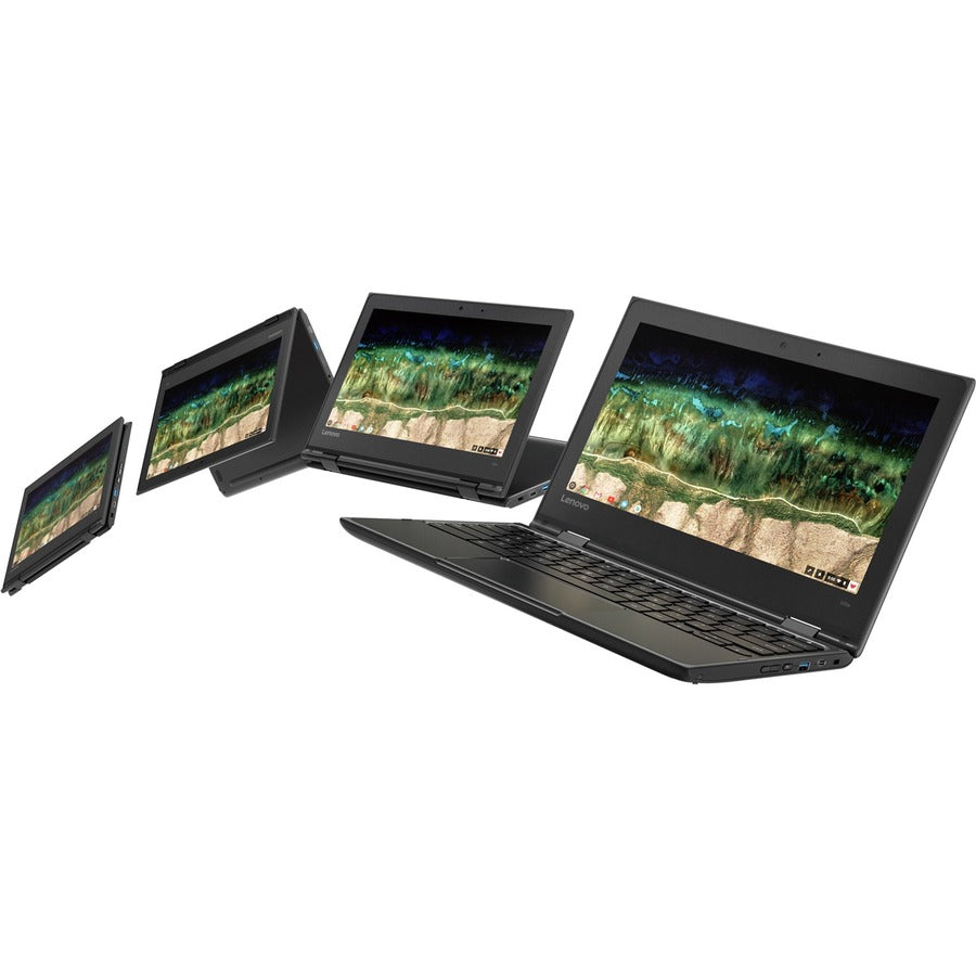 Lenovo Chromebook 500E 2nd Gen 11.6'' - Intel Celeron N4120 - 4GB RAM 32GB Storage - ChromeOS - Black