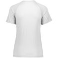 thumbnail image 2 of Holloway Sportswear 2XL Womens Swift Wicking Tee White 222751, 2 of 4