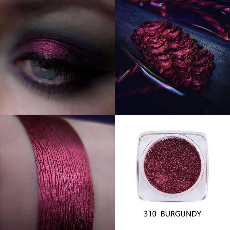 maroon glitter eyeshadow