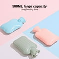 thumbnail image 4 of 1 Pcs 500ml Hot Water Bottle Eco-friendly Heat Resistant PVC Explosion-proof  Hot Water Cover Bag for Home, 4 of 10