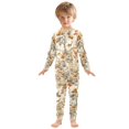 thumbnail image 6 of FORMRS Long Sleeve Top and Pants Pajama Set for Niños 2-Piece Sleepwear, Sizes 18M-8Y, Forest Pattern, 6 of 6