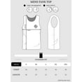thumbnail image 6 of Ma Croix Tri Blend Tank Top Slim Fit Ultra Soft Cotton Active Comfort Tee, 6 of 6