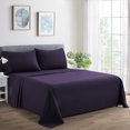 thumbnail image 1 of Marina Decoration 600 Thread Count Ultra Soft Deep Pocket Hotel Standard Solid Bedding Long Staple Percale Cotton All Season Sheet Set with Pillowcase, 1 of 7