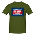 thumbnail image 3 of Yiaed Trump 2024 Take America Back Print Mens T-Shirt,Lightweight Cotton Tee, Crewneck T-Shirt For Men Basic Tee Shirt-Small, 3 of 5