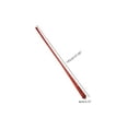 thumbnail image 4 of INSPIRE CHIC Men's Solid Color Narrow Stripes Necktie Graduation Suit Formal Ties Red, 4 of 5