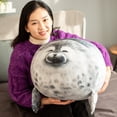 thumbnail image 2 of Seal Pillow, Giant Stuffed Animal Plushie, Stuffed Seal Plushy Squish Plush Toys Chubby Spotted Seal Plush Stuffed Animal Pillow, 2 of 8