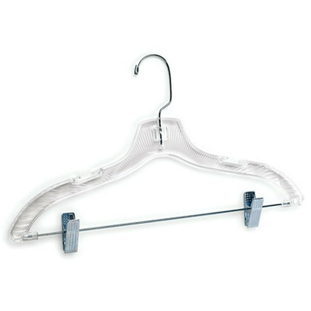 2pk 2 Pack Crystal Cut Suit Hanger With Cushioned Metal Grips Walmart Com Walmart Com