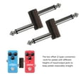 thumbnail image 4 of Rayzm Conector De Parche Para Pedal De Guitarra, 6,35 Mm (1/4"), Acoplador De Pedal A Pedal, Adaptador De Enchufe Macho A Macho Para Pedalera De Guitarra En Lugar De Cable De Conexión, Paquete De 4 (2, 4 of 5
