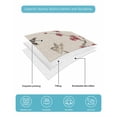 thumbnail image 4 of Twin XL Quilt Bedding Set, Spring Cherry Flowers Reversible Summer Quilt 3 Pieces, Retro Country Floral Birds Plants Beige Lightweight Bedspreads Coverlets with 2 Pillow Shams for All Seasons, 4 of 5