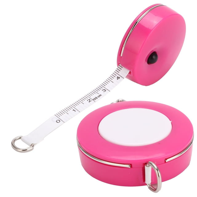 Fdit Sewing Tape Measure, Plastic Keychain Shape Soft Tape Measure 150 Cm Portable Small Body Measuring Tape For Body Measurement For Fabric Sewing Tailor Cloth