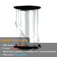 thumbnail image 3 of Listón Rulin Curling Curly Liso Colores Deco 400 Metros dorado, 3 of 6