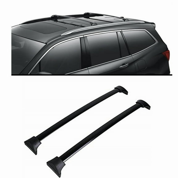 Fit For Honda Pilot Roof Rack Side Rail Cross Bar Combo 4pcs Combo 16-22