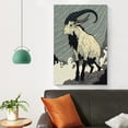 thumbnail image 4 of Chinese Zodiac Sign Poster Goat Wall Art Picture Painting Poster Canvas Print Posters Artworks Bedroom Living Room Decor 08x12inch(20x30cm), 4 of 6