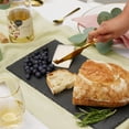 thumbnail image 3 of Twine Country Home Black Slate Cheese Board with Chalk Set, Kitchen Gifts, 3 of 6