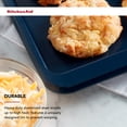 thumbnail image 4 of KitchenAid Aluminized Steel Nonstick 13x18-inch Cookie Baking Sheet Pan, Ink Blue, 4 of 8