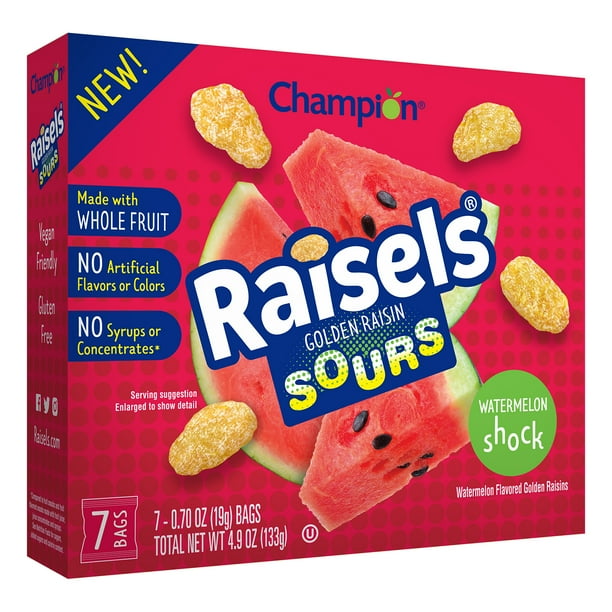 Raisels Watermelon Sour Raisins Walmart Com