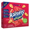 Raisels Watermelon Sour Raisins Snack, 0.7 oz (7 Bags)