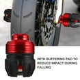 thumbnail image 6 of FUEENIRVA 2-Pack Red Aluminum Alloy Motorcycle Anti-Collision Caps Protective Covers, 6 of 8