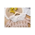 thumbnail image 5 of INSPIRE CHIC Collier Détachable Faux, Mini Cape Col Ras du Cou Faux Dickey pour Blouse Blanc-3 (Lacets Blancs), 5 of 5