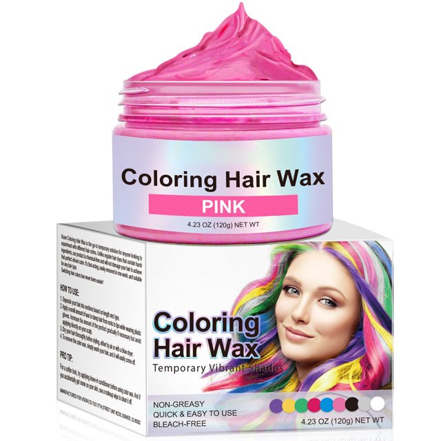 Hair Dyeing Mud Temporary Hair Dyeing Paste Can Be Changed at Will in One Go. 9 Color Hair Wax One Application for Coloring and Setting