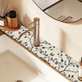 thumbnail image 2 of Yayeee Faucet Mat for Kitchen Sink 14.7" Diatomite Long Splash Guard Pad, Leaves Pattern, 2 of 7