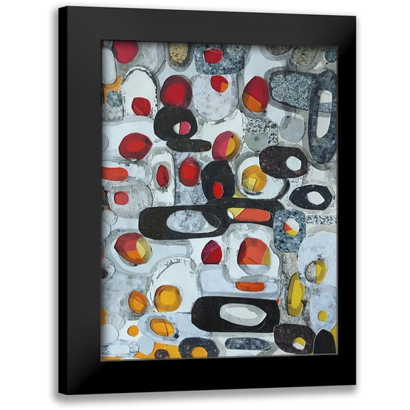 Good, Coco 12x14 Black Modern Framed Museum Art Print Titled - Fruit Collage I