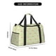 thumbnail image 3 of Fotbe Rabbit With Tie Bolsa de Viaje con Estampado, Bolsa de Fin de Semana para Mujer con Compartimento para Zapatos, Bolsa de Gimnasio con Bolsillo Húmedo, 3 of 7