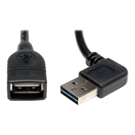 Tripp Lite 18in Universal Reversible USB 2.0 Hi-Speed Extension Cable