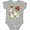 AC-Heather Grey, variant on Halloween Ghosts Boys or Girls Baby Bodysuit