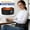 black, variant on Cordless Hip Heating Pad with Massage,Rechargeable Hip Heating Pad Wrap for Waist & Thigh,3000mAh Portable Heated Hip Brace with 5 Heat Levels & 3 Vibration Modes,Wearable Hip Support for Home Office