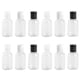 thumbnail image 2 of 12pcs Sturdy Plastic Travel Lotion Bottles with Press Disc Caps for Shampoo, Massage Oils – Random Colors – Bathroom & Travel Use, 2 of 5