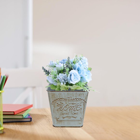 ADDHAT 2Ud Contenedores De Metal Para Jardín Con Y Uso Para Almacenaje