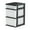 Black, variant on IRIS Craft Plastic Organizers and Storage, Storage Drawers for Classroom Supplies, Storage Organizer for Art Supplies