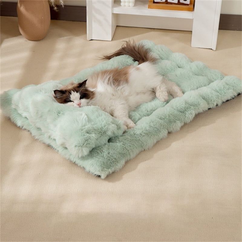 lanema Extra Thick Dog Bed Mat Plush Year Round Comfort Puppy Pads Blanket Pet Sleep