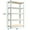 Silvery, variant on 2000LBS Heavy Duty 5-tier Galvanized Steel Shelving Units | Adjustable Utility Shelf Rack for Office, Classroom, Rental Room, Garage | 60" H x 28" W x 12" D