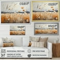 thumbnail image 4 of Designart "Minimalistic Infinite Fields Of Prairies III" Prairies Floater Framed Wall Decor, 4 of 5