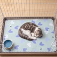 thumbnail image 5 of Washable Pet Mat for Crate, Soft Breathable Sleeping Pad for Hamsters Rabbits Guinea Pigs Cats Dogs, All Season, 5 of 6