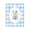 Little Bear Blue Gingham, variant on Stupell Industries Soft Gingham Flowers Black Framed Floater Canvas Wall Art, design by Arlington Prints